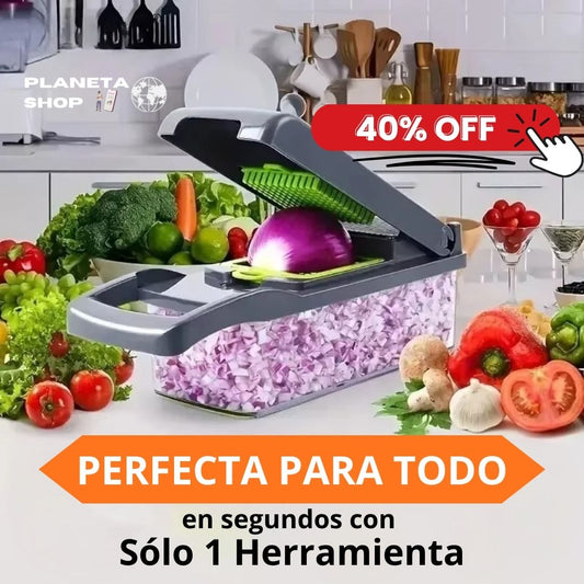 ¡Corta, ralla y pica todo en segundos con una sola herramienta!